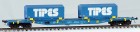 36050 LS Models Container flat car type Sgss with 2 containers TIPES